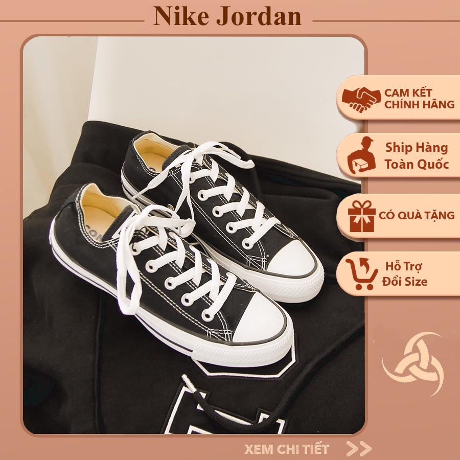 Giày_Converse Nam Nữ, Giày CV 70s Hight Top Black, White Hàng Cao Cấp Full Box Bill | BigBuy360 - bigbuy360.vn