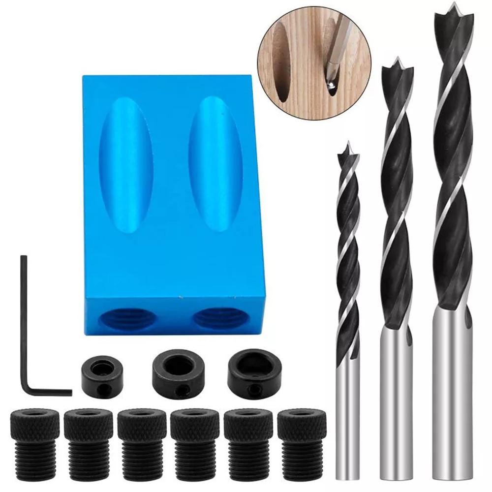 Mũi Khoan Lỗ 6 / 8 / 10mm 15 Độ Chuyên Dụng Làm Mộc