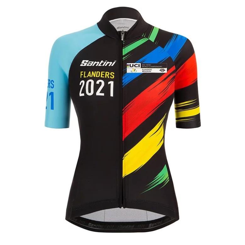 Cbox Áo Đua Xe Đạp Leo Núi Chất Liệu Nhanh Khô 21ss Uci Flanders 2021 !