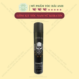 Gôm xịt tóc nam nữ KERATIN 420ML