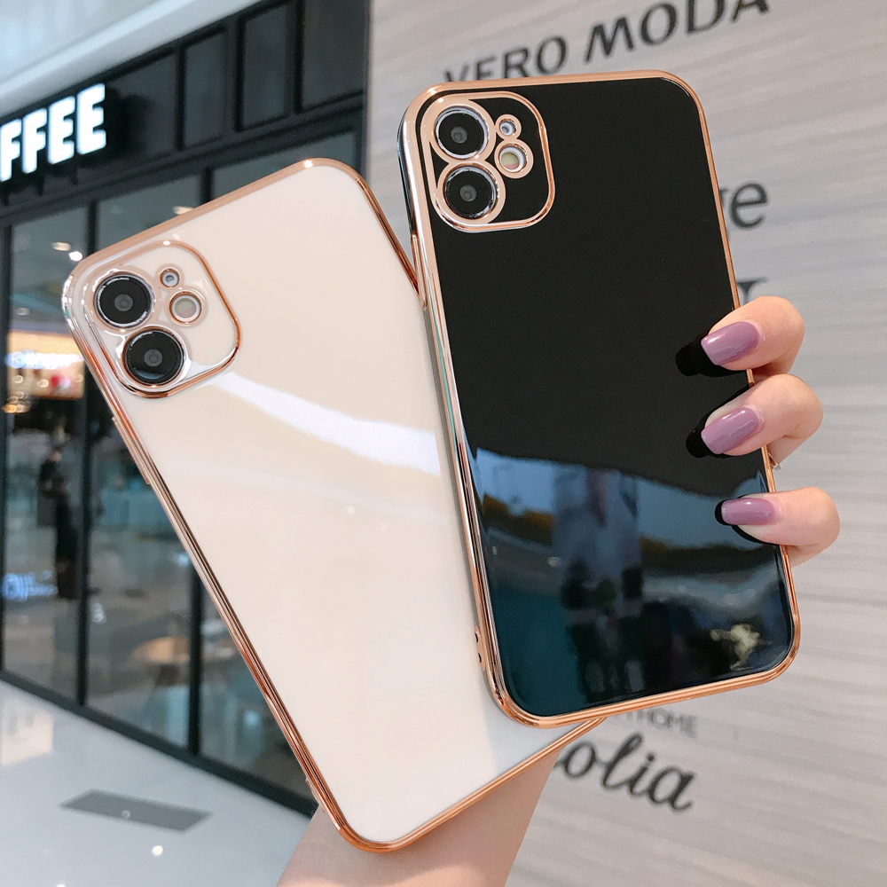 Ốp điện thoại TPU mềm kiểu máy ảnh cho Iphone 12 Pro Max Mini 11 Pro Max X Xs Max Xr 8 7 Plus