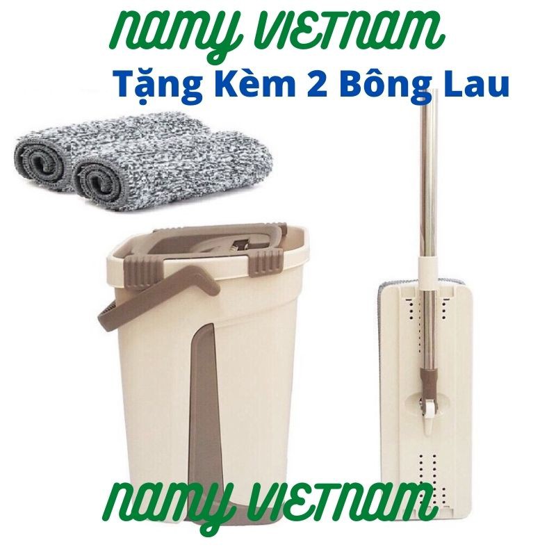 Bộ lau nhà ❤ FREESHIP ❤ cây lau nhà, chổi lau nhà tự vắt