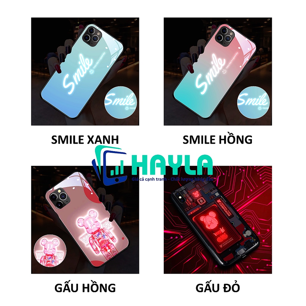 Ốp lưng Iphone đèn Led chớp nháy theo nhạc cực độc 6/6plus/6s/6splus/7/7plus/8/8plus/x/xr/xs/11/12/pro/max/promax ODT04