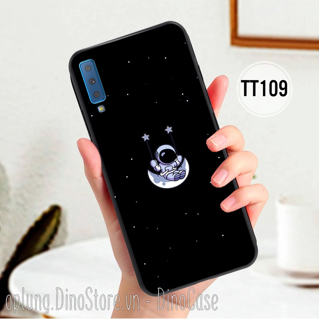 Ốp Samsung A7 2018 / A9 2018 / A50 / A70 - Ốp lưng nhựa bảo vệ camera chống bám bẩn hình vũ trụ ngân hà hành tinh.