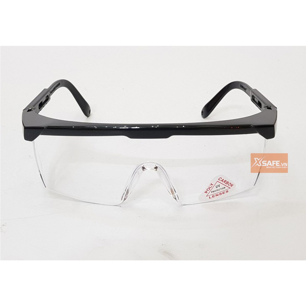 Kính bảo hộ lao động Kings Ky151 - Mắt kính chống bụi, chống tia UV chống trầy xước, đọng hơi sương (màu trắng trong)
