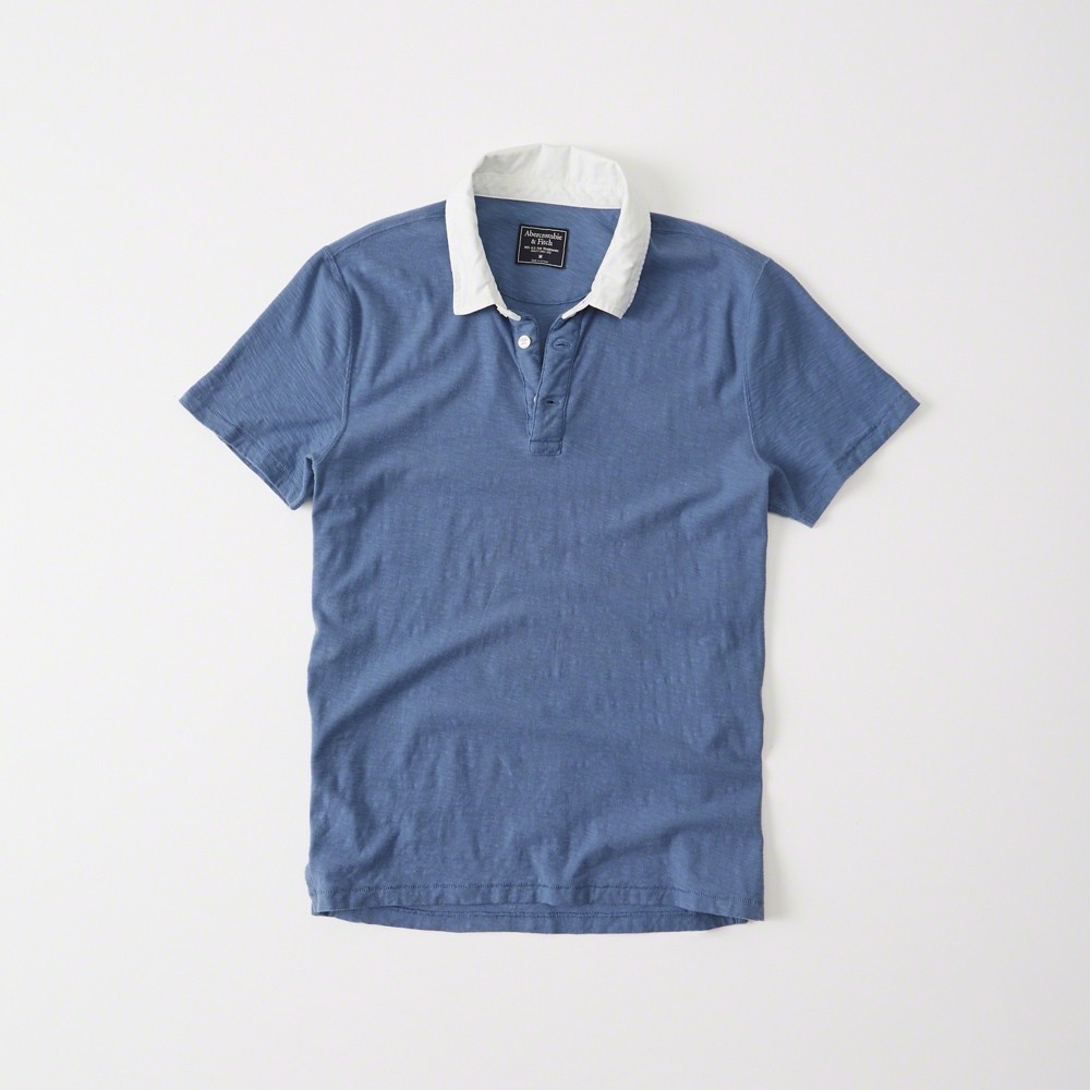Áo thun polo Abercrombie & Fitch ABR-PO111 CONTRAST COLLAR POLO