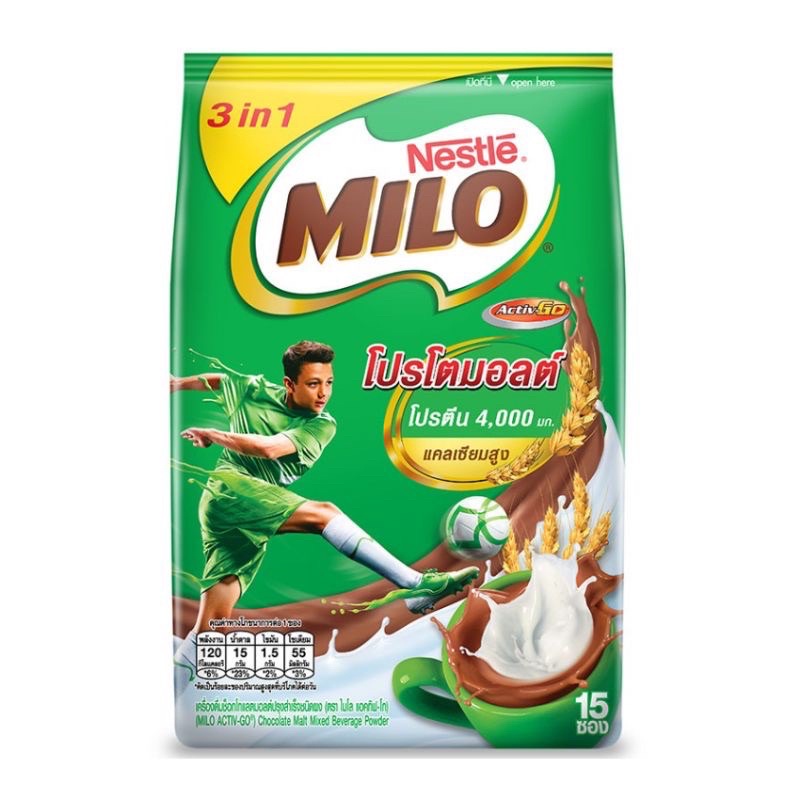 Milo 3in1 Nội Địa Thái Lan (Loại bột và Loại 20 gói)