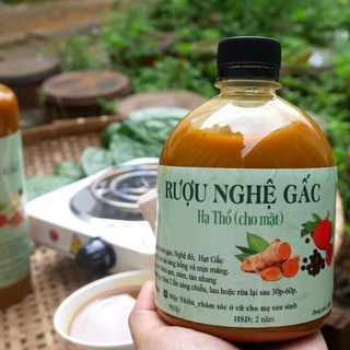 Cốt nghệ gấc hạ thổ face ( 500ml ) trắng da mờ nám