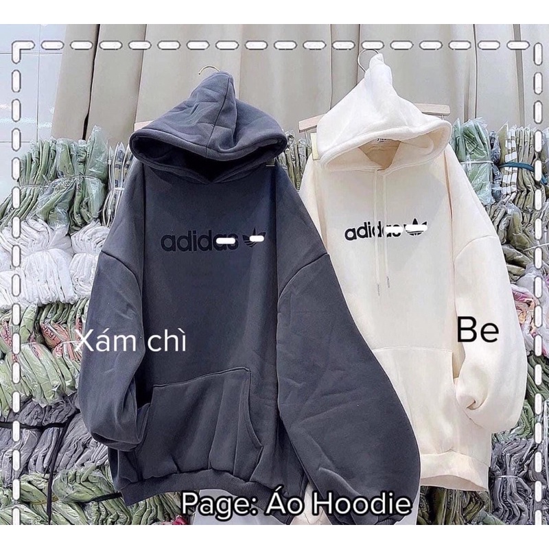 Áo hoodie Adid mũ 2 lớp TH6