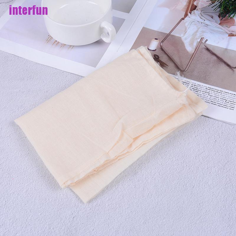 Túi Lưới Dây Rút Đựng Trà / Cà Phê / Sữa / Phô Mai / Phô Mai Có Thể Tái Sử Dụng