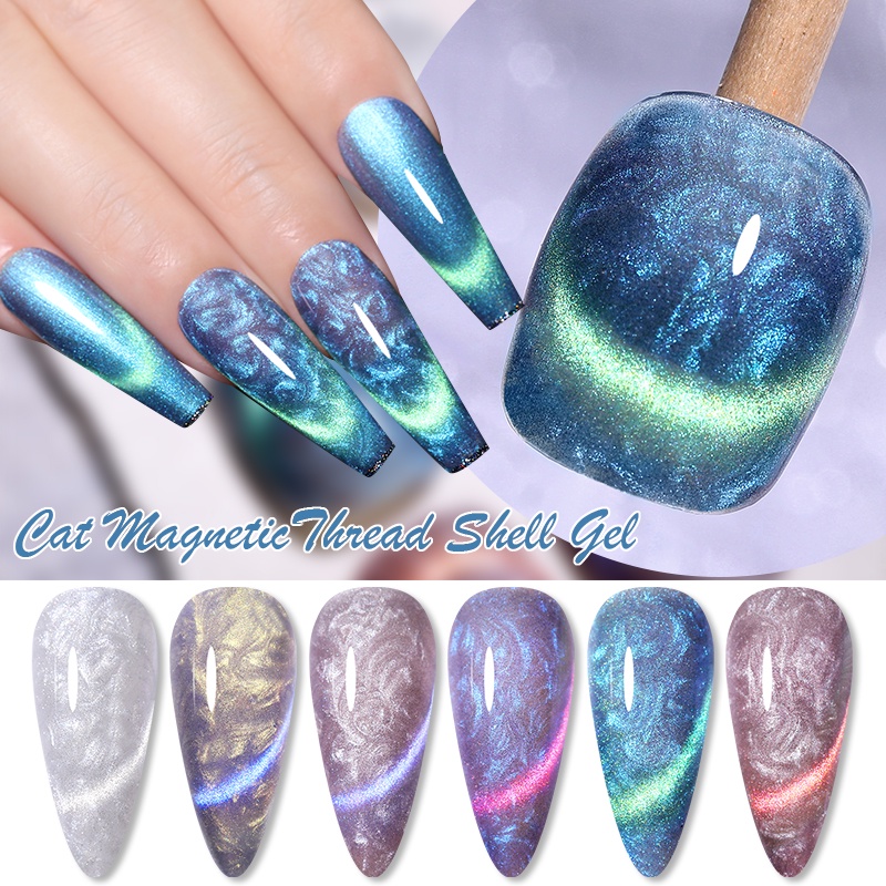 Sơn Móng Tay Gel UV Vỏ Sò Mèo 7ML Dễ Thương