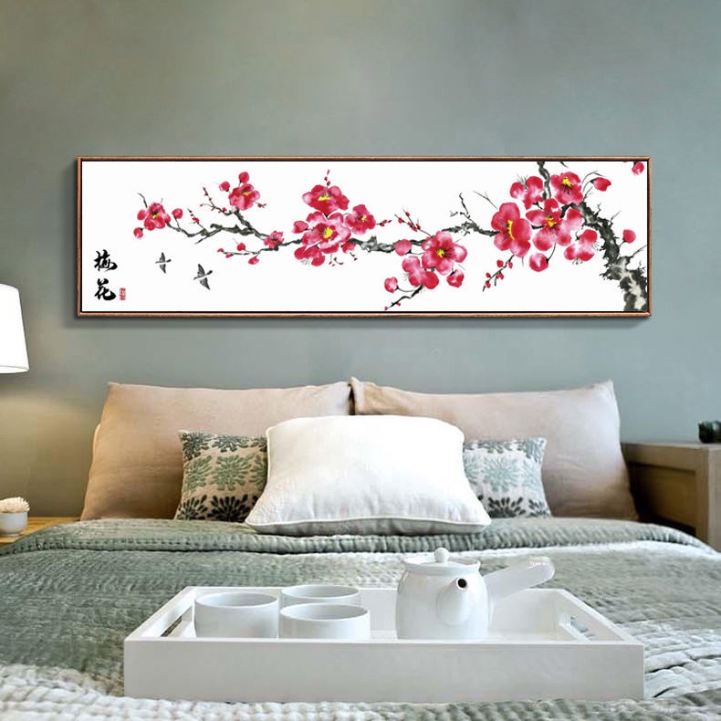 Bộ Tranh Thêu Chữ Thập Thủ Công Phong Cách Trung Hoa Đơn Giản Thời Trang