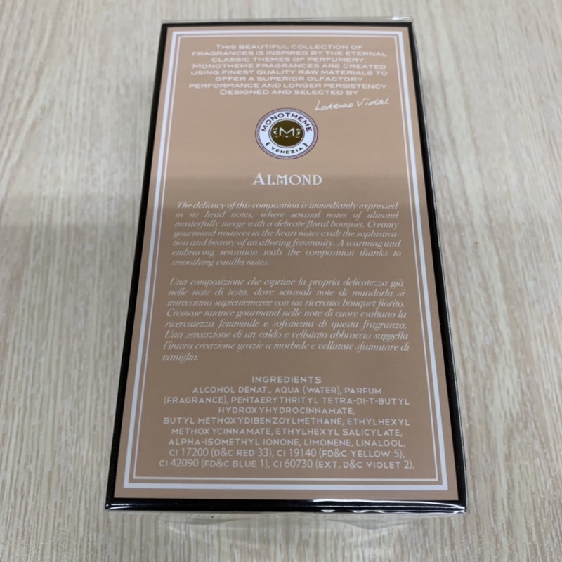 Nước Hoa Monotheme Almond EDT Pour Femme 100ml