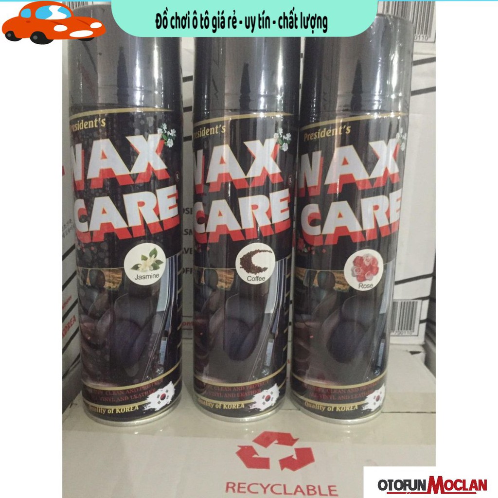 (bán sỉ 20 chai) Dung dịch Wax Care - Chai xịt bóng đồ da ghế da nội thất đồ gỗ làm sạch làm bóng làm mềm mịn dưỡng bóng