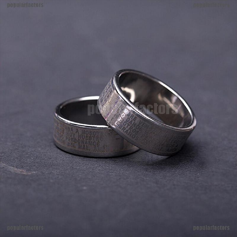 Vòng Tay Kim Loại Khắc Chữ Thập Thời Trang Cho Nam Và Nữ