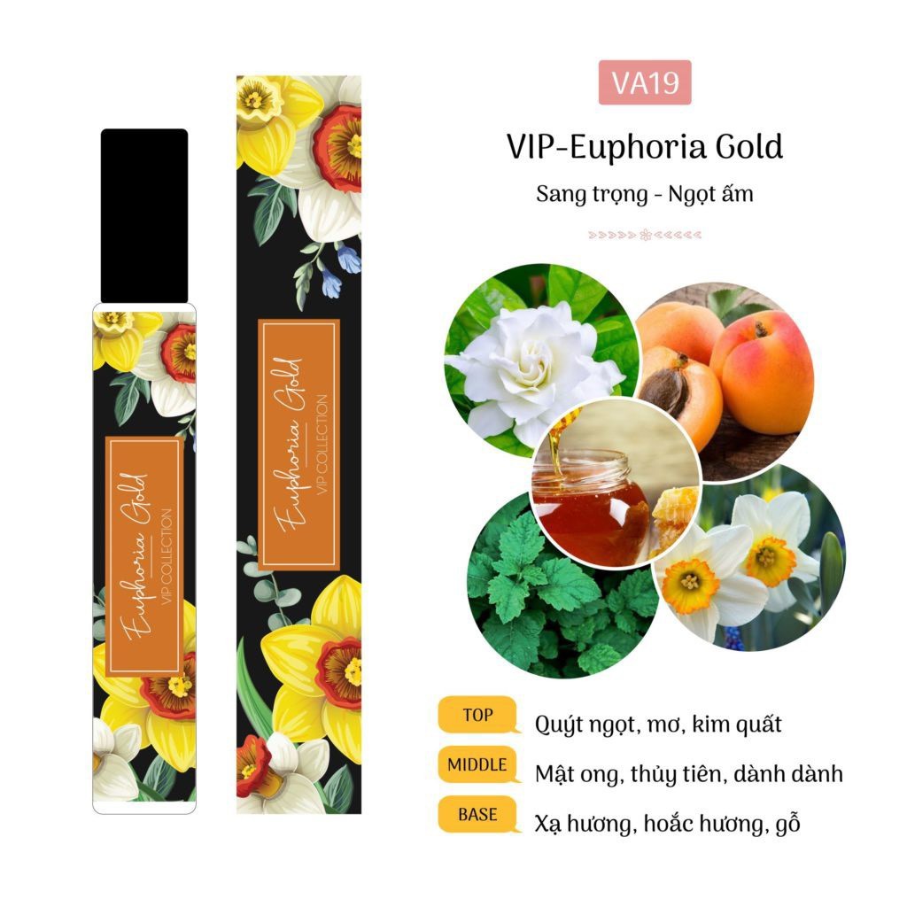 Euphoria Gold - Tinh dầu nước hoa cao cấp dành cho Nữ Jayden Boutique