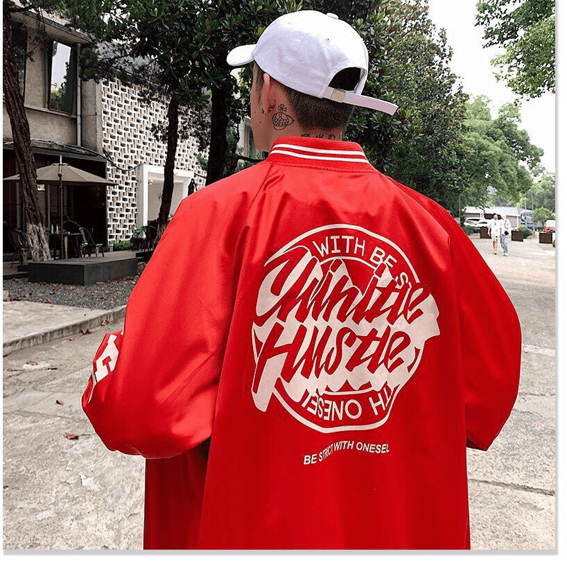 ÁO KHOÁC DÙ BOMBER PHONG CÁCH CỰC CHẤT NAM NỮ ĐỀU MẶC ĐƯỢC KME