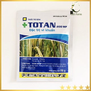 Thuốc trừ bệnh Totan 200WP ( 20g) đặc trị vi khuẩn