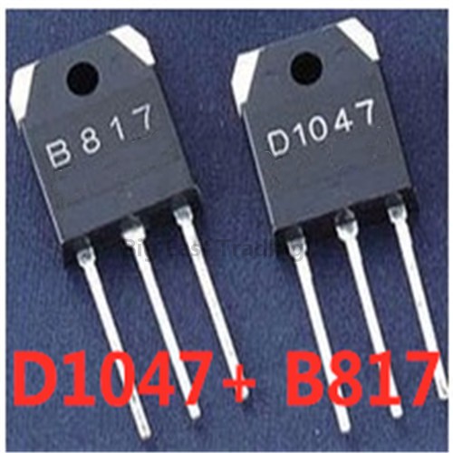 (B817 10 chiếc D1047 5 x 2SD1047 + 5x 2SB817) Bộ chuyển đổi công suất khuếch đại âm thanh TO-3P, đảm