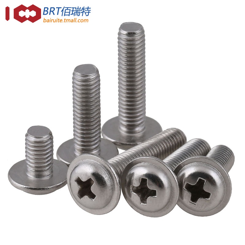 Bộ Ốc Vít Đầu Tròn Bằng Thép Không Gỉ M3 M4 M5 316 Kèm Vòng Đệm Chuyên Dụng Cho Máy Tính