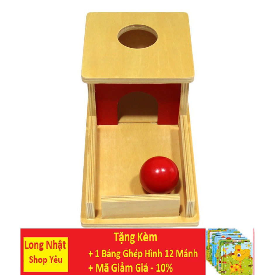 Giảm 10% [Tối Đa 35K Đơn Từ 50K] - Hộp Thả Bóng Khay Dài - Giáo cụ Montessori