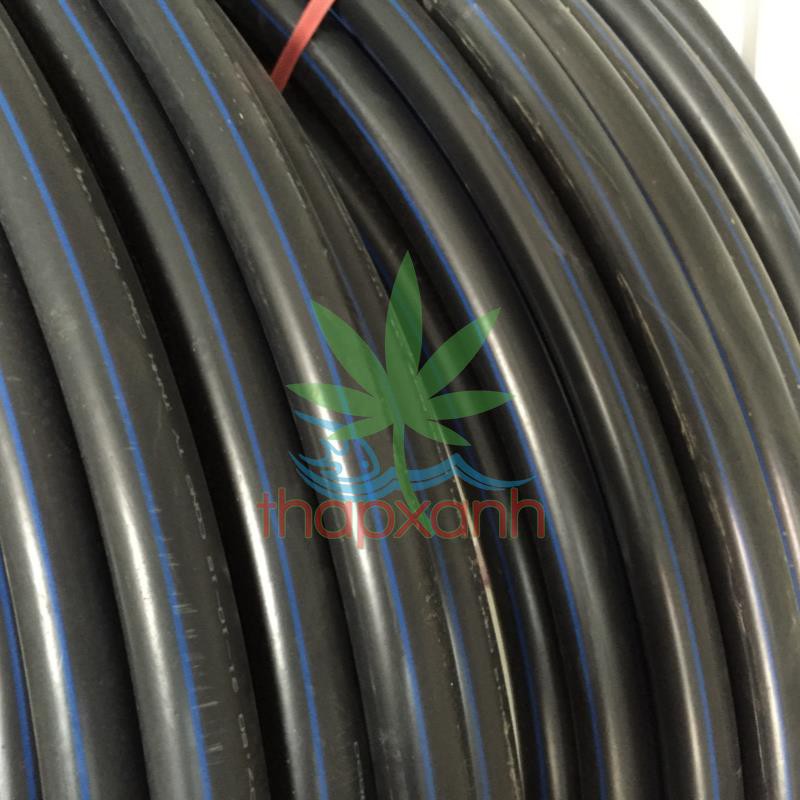 Cuộn 500m Dây dẫn tưới PE Φ16, dày 1.2mm (16mm) Dây tưới LDPE 16mm 1.2