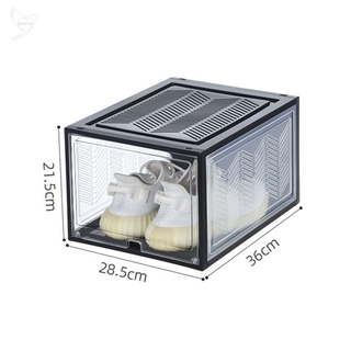 [d] Big Size Shoe Box Shoe Storage Organizers Stackable Clear Shoe Storage Box Rack Clear Drawer