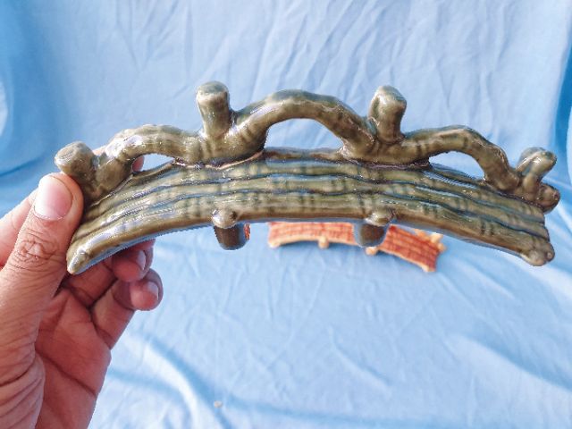 CẦU KHÚC TRANG TRÍ HỒ CÁ NON BỘ16x4x4cm