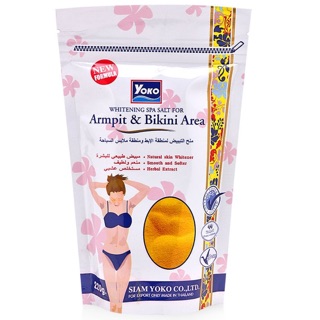 Muối tẩy tế bào chết Yoko Whitening spa salt for ArƯhiteningBikini area
