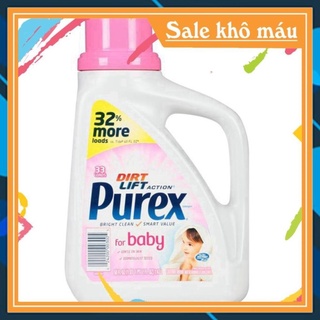 EW4 JDGH Nước giặt Purex Dirt Lift dành cho Bé - Mỹ - 1.47L 44 EW