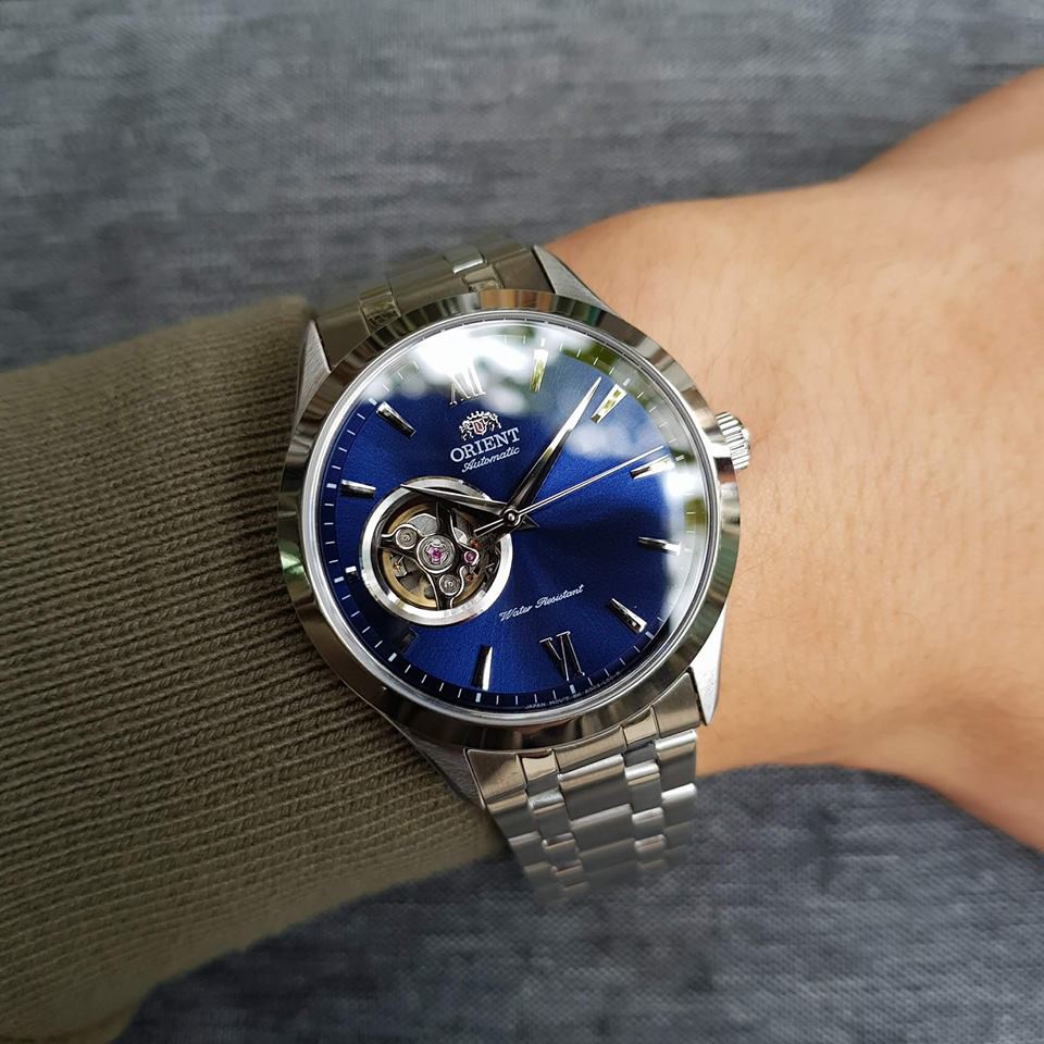Đồng hồ nam chính hãng Orient Golden Eye II Blue FAG03001D0 - Máy Automatic - Kính Sapphire
