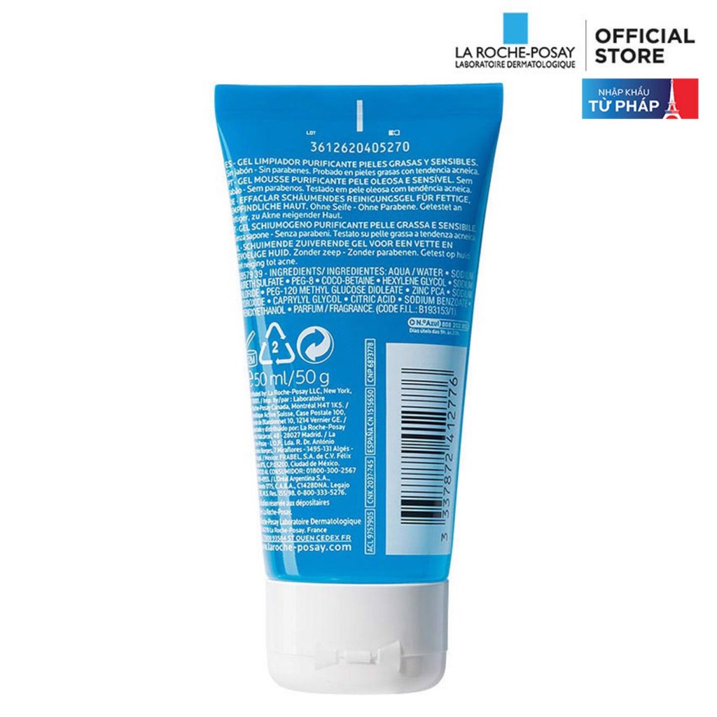 Sữa rửa mặt La Roche-Posay Gel 50ml