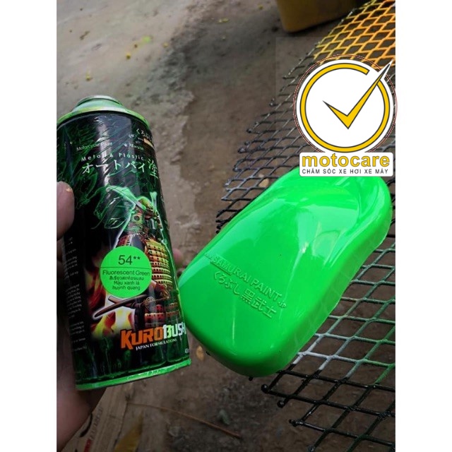 [ COMBO 4 CHAI ] SƠN XỊT SAMURAI MÀU XANH LÁ HUỲNH QUANG UCH210 -UC1002 - 54** - K1K