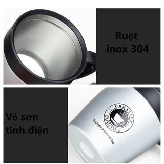 Cốc Pha trà cà phê cao cấp giữ nhiệt inox