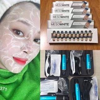 Cấy phấn Mesowhite phấn cấy trắng da cho spa giúp da trắng đẹp đều màu hộp 10 ống