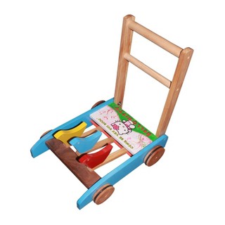 Xe tập đi con gà bằng gỗ