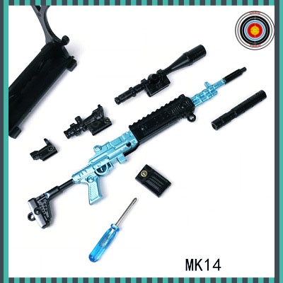 Mô hình súng pubg kim loại đồ chơi lắp ráp Skin độc đáo 20cm Có Thể Tháo Rời và Tặng kèm giá đỡ