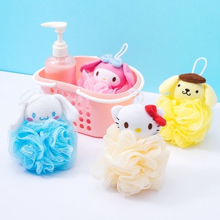 Bóng tắm MINISO Sanrio tắm rửa lưới bong bóng mạng bọt dễ thương