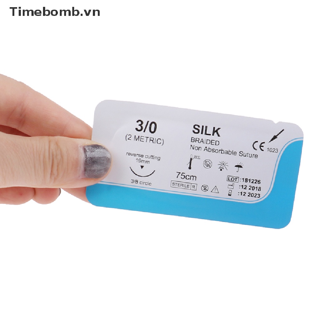 (Hàng Mới Về) Bộ 12 Kim Y Tế Dùng Để Luyện Tập Vết Thương Trong Nha Sĩ