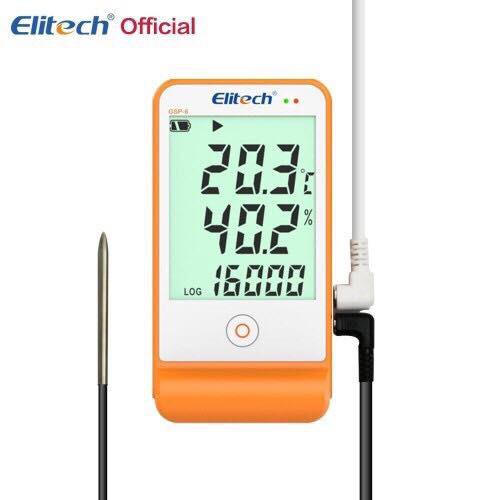 Nhiệt Ẩm Kế Tự Ghi Elitech GSP-6 có hiệu chuẩn