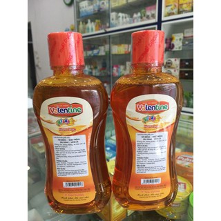 Nước Súc Miệng Valentine Kiddy 250ml ( Giành Cho Trẻ Em, Ngừa Nhiệt Miệng, Hôi Miệng)