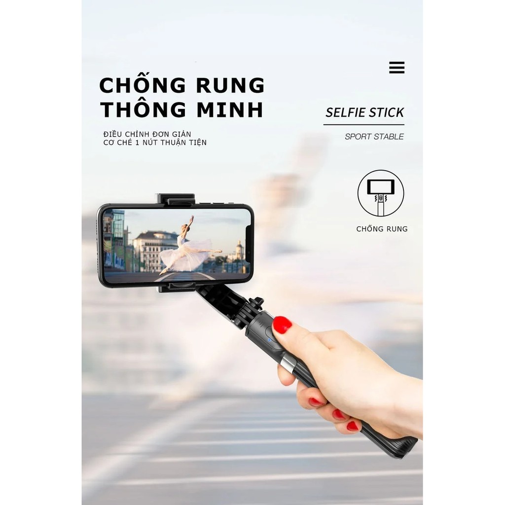 [HÀNG NHẬP KHẨU] Tay Cầm Chống Rung Điện Tử Gimbal Smartphone - Bluetooth Bản Cao Cấp Nhất Full Tính Năng 🌺FREESHIP🌺 | WebRaoVat - webraovat.net.vn