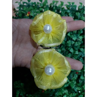 01 cặp dây thun cột tóc đính bông hoa cho bé ( mẫu giao ngẫu nhiên )