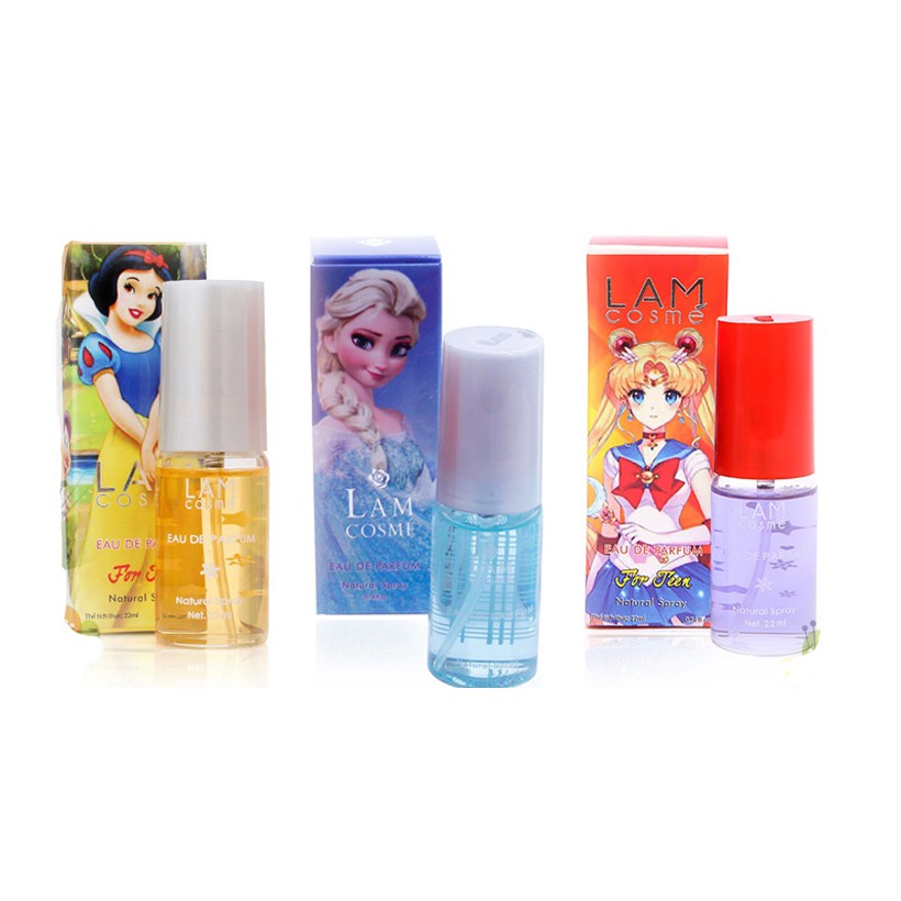 Bộ 3 Chai Nước Hoa Nữ (22ml) Lamcosmé For Teen 5B