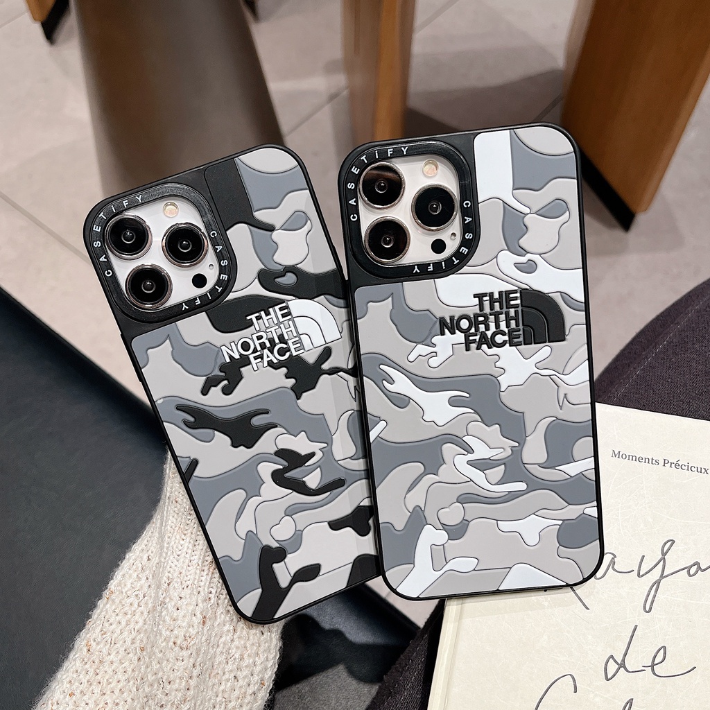 Ốp Điện Thoại Silicon Họa Tiết the north face Kiểu Thể Thao Cá Tính Cho iphone 15 14 13 12 11 pro max xr plus