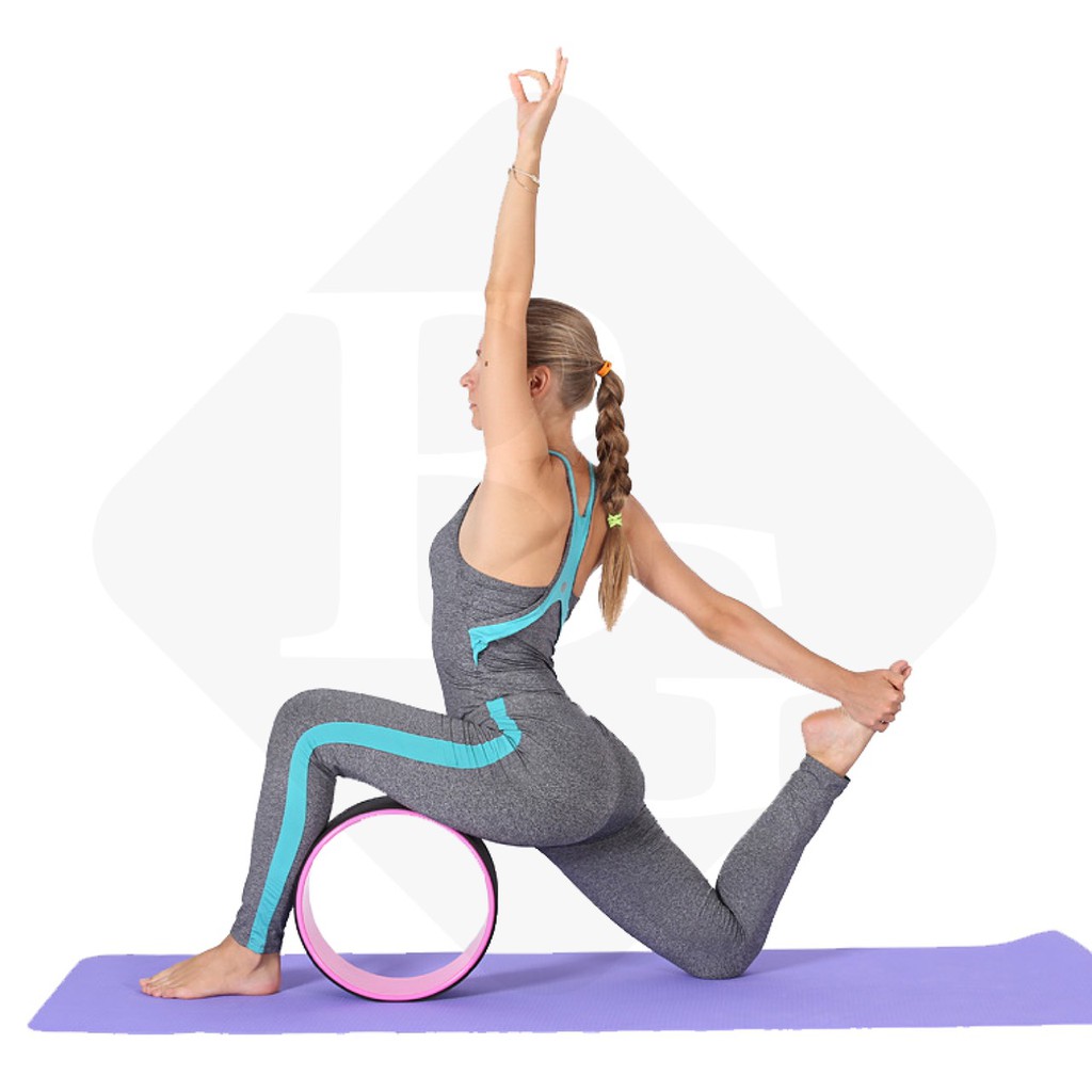 CHAIR Yoga - Vòng tập YOGA cao cấp màu ngẫu nhiên - vòng tập yoga tiêu chuẩn quốc tế ( 33x13cm)