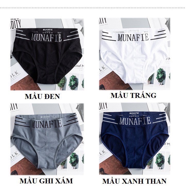 Quần Sịp Nam Thoáng Mát Siêu Mềm Mại Sịp Chéo Munafie Túi Zíp - LADY