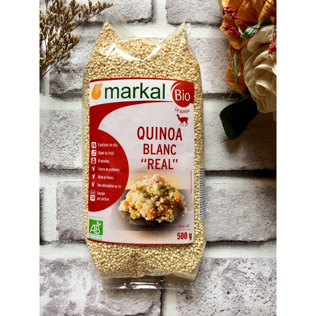 Hạt diêm mạch (Quinoa) hữu cơ Markal Pháp 500g