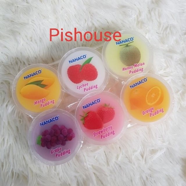 Thạch pudding trái cây Nanaco Thái Lan