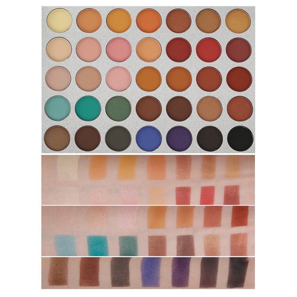 Bảng phấn mắt 35 màu lấp lánh và lì Beauty Glazed | BigBuy360 - bigbuy360.vn